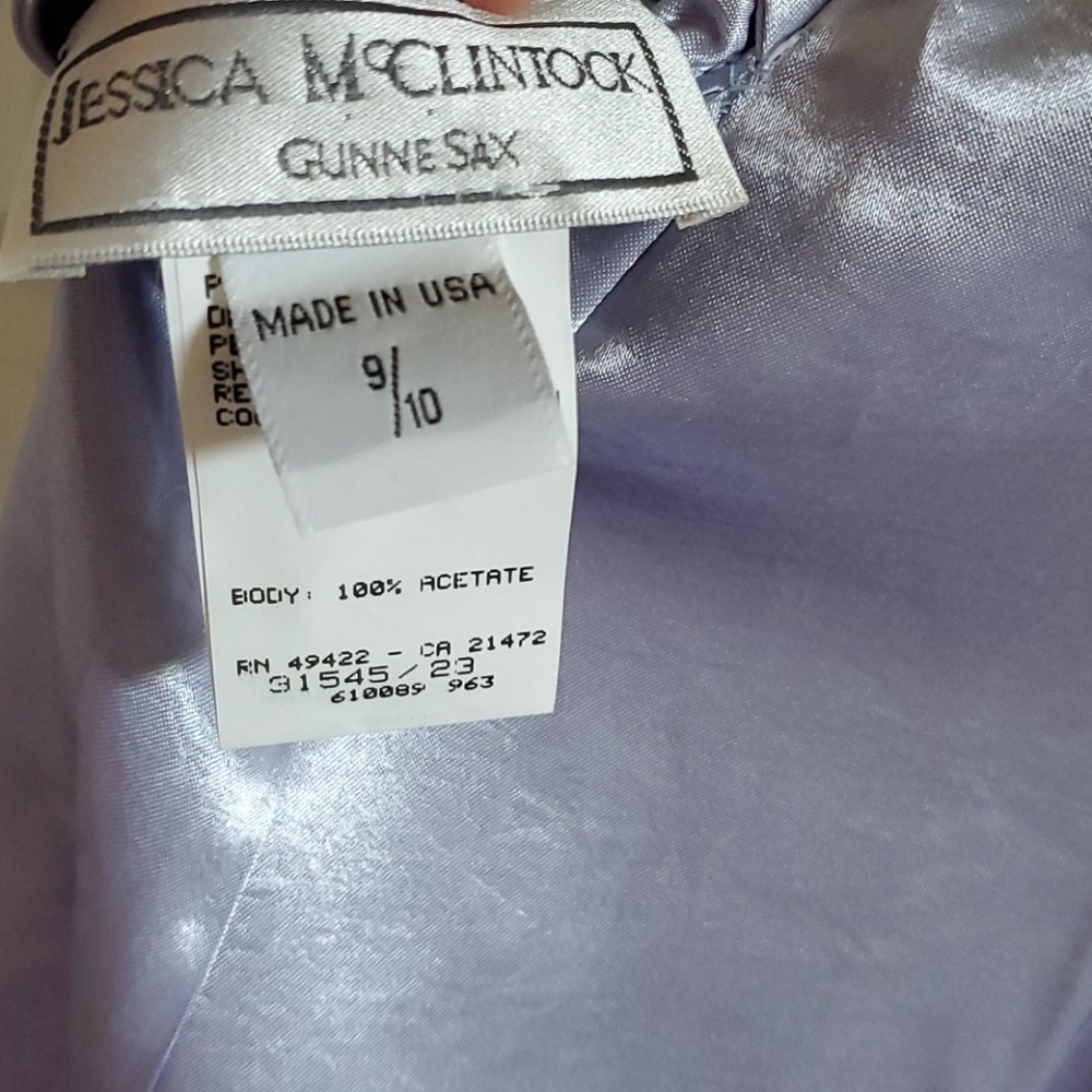 🆕️ VINTAGE JESSICA MCCLINTOCK LILAC FORMAL DRESS - Picture 8 of 10